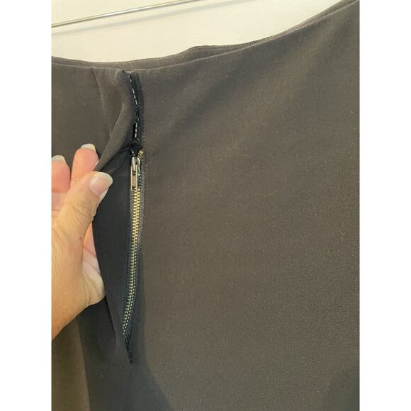 Lovers & Friends NWOT Size M Black Wide Leg Trouser Pants Hidden Snap Outseam - Picture 8 of 8